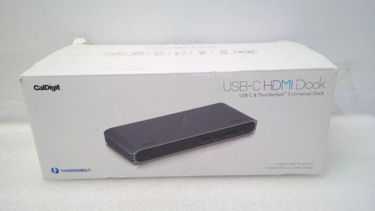 CalDigit USBCHDMIDOCK-US-AMZ Docking Station In Box w/ Power Supply