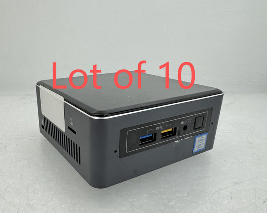 Lot of 10 Intel NUC NUC7i3BNH i3-7100U@2.4GHz 8G 180G Inner WIFI No OS