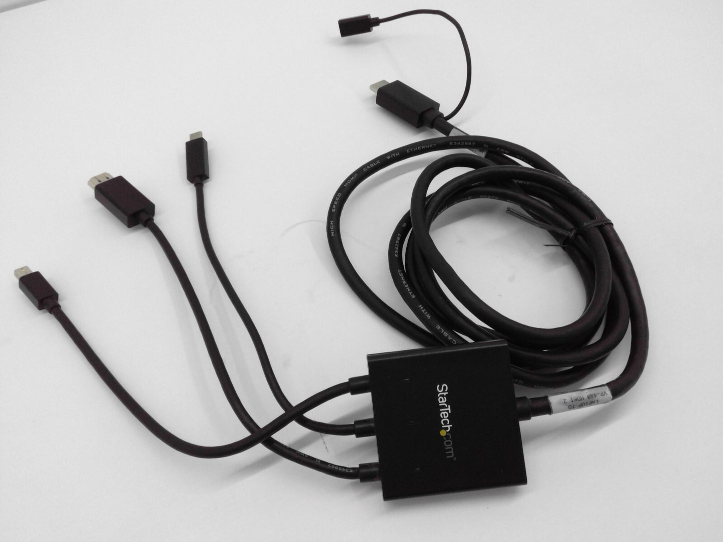 StarTech CMDPHD2HD USB-C, HDMI or Mini DisplayPort to HDMI Converter Split Cable