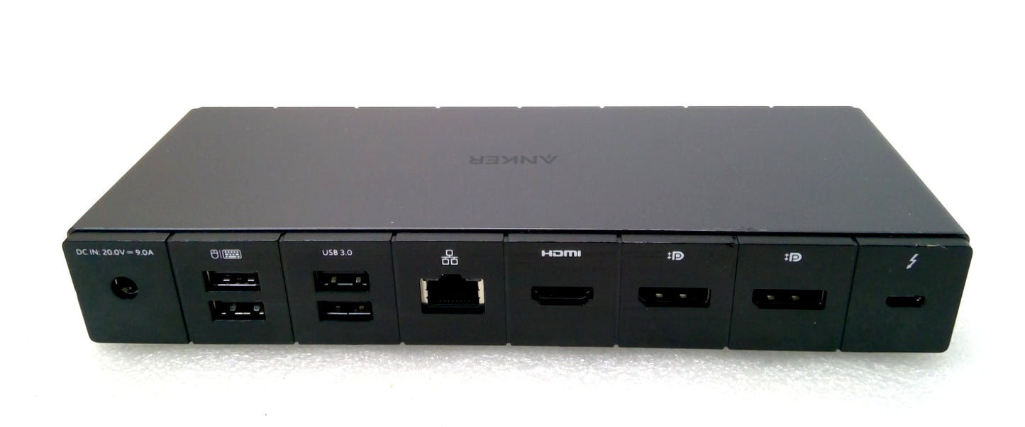 A83A9 Anker 778 Thunderbolt 4-12 in-1 Docking Station 40Gbps 100W Charging