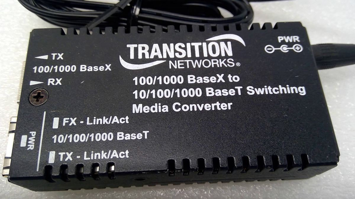 Transition M/GE-PSW-SFP-01 Mini Gigabit Media Converter RJ45 to SFP w/charger