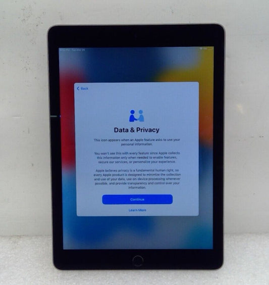 Apple iPad Air 2nd Gen 9.7" A1566 MGKL2LL/A 64GB Wi-Fi - Gray Battery fails B20