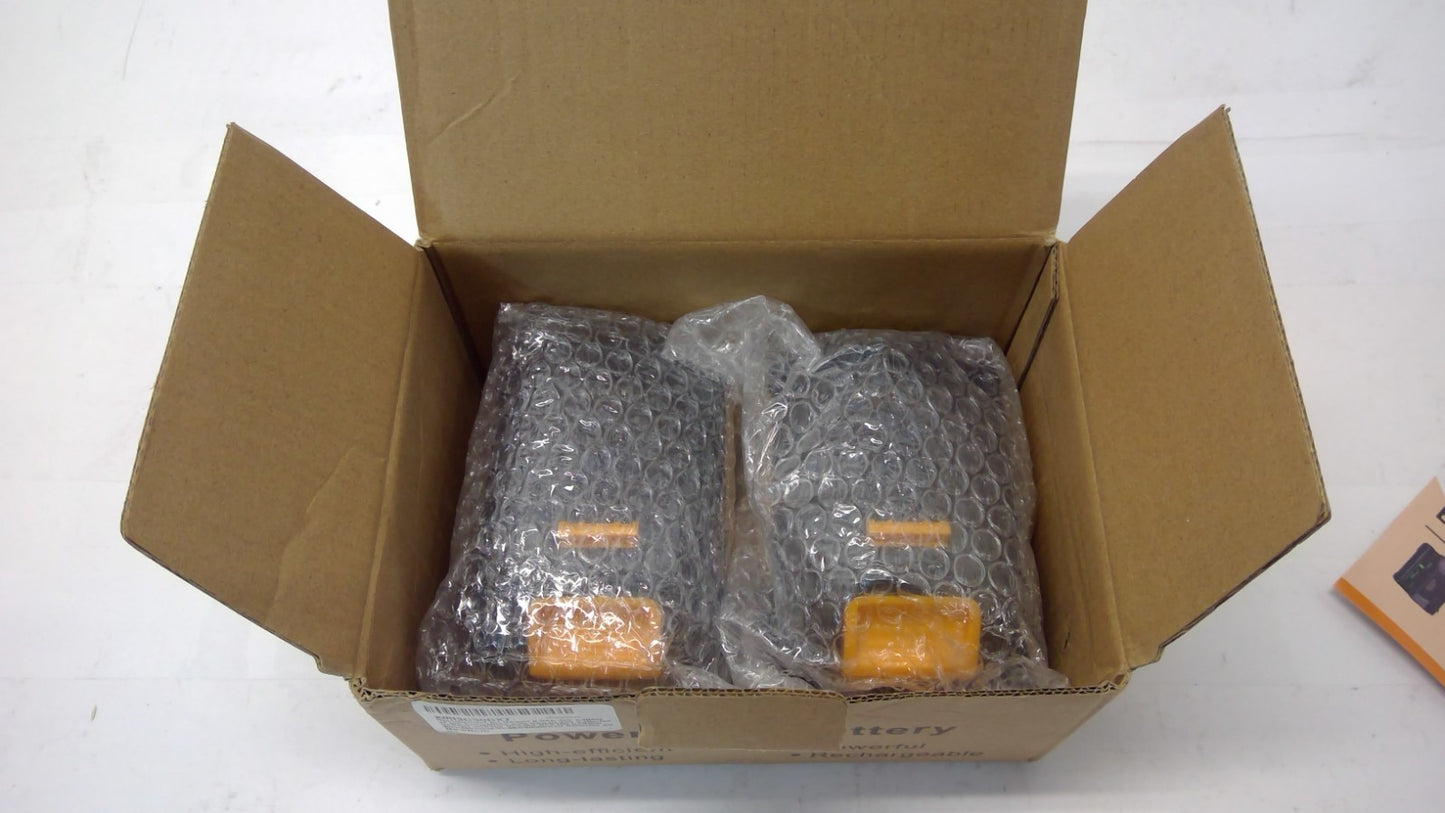 2 PCS 6.0Ah 20V Max XR Lithium-ion Battery for Dewalt DCB200 DCB205 DCB206