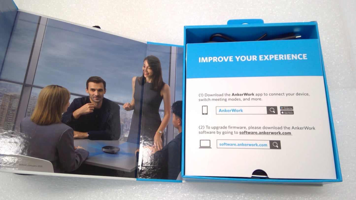 Open Box ANKER A3305 POWERCONF S500 SPEAKERPHONE USB-C CONFERENCE SPEAKER