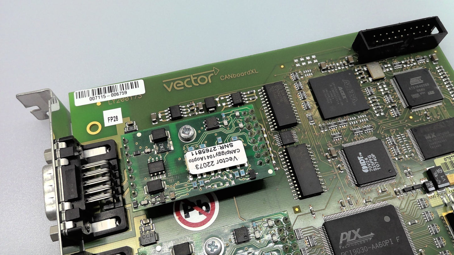 Vector CANboardXL with High-Speed CAN and Single-Wire CAN Modules 007115-006759