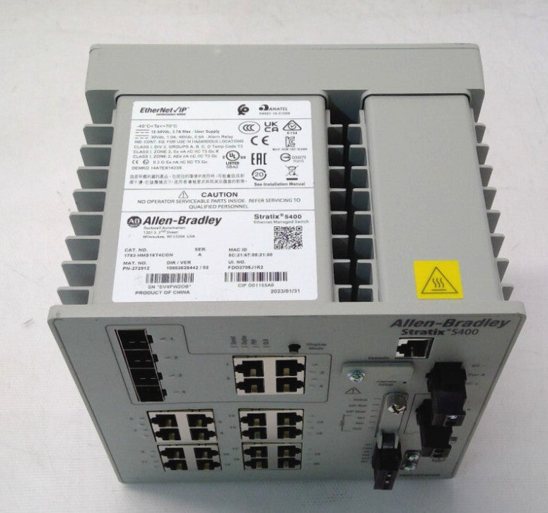 Allen Bradley 1783-HMS16T4CGN A Stratix 5400 20 Port Ethernet Managed Switch