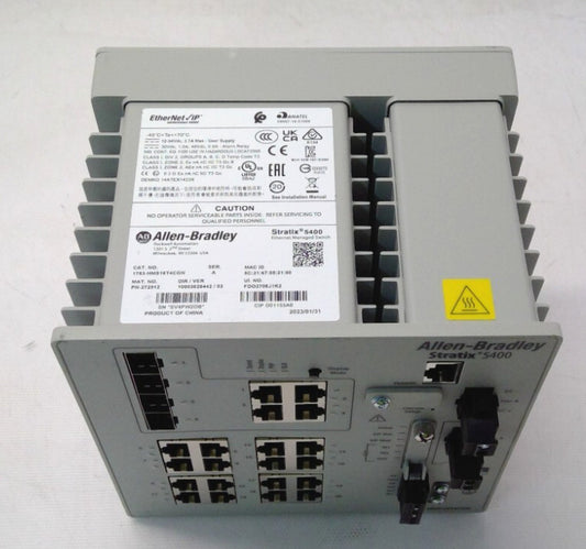 Allen Bradley 1783-HMS16T4CGN A Stratix 5400 20 Port Ethernet Managed Switch
