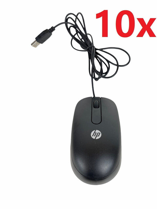 Lot of 10 - HP Wired USB Mouse Computer Desktop PC SM-2022 SM-2027 **Assorted**
