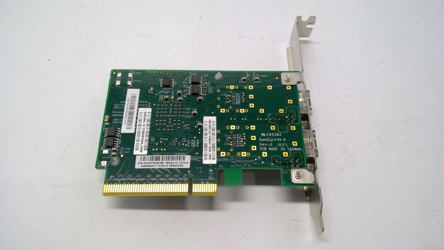 SuperMicro AOC-STGN-I2S Rev 2.11 Dual-Port SFP+ 10 GigabiT High Profile Card