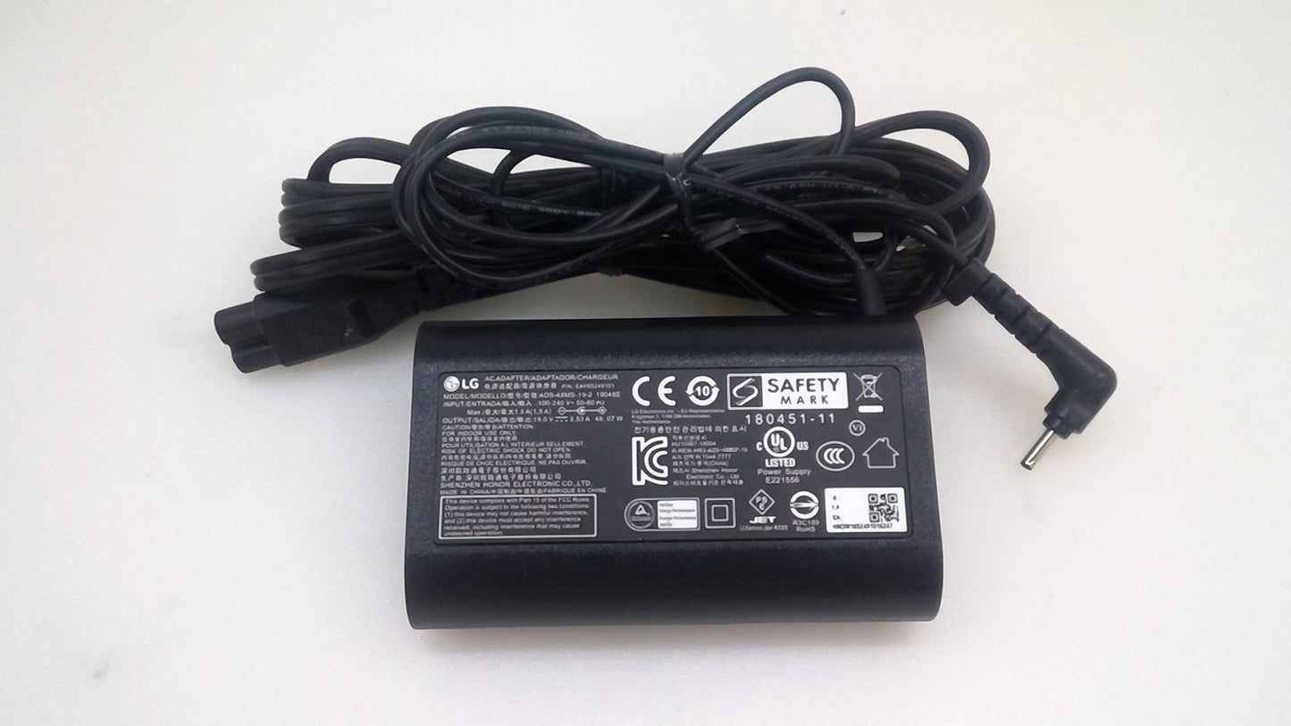OEM  LG 19V 2.53A 48.07W AC Adapter ADS-48MS-19-2 19048E Charger 3.0*1.0mm