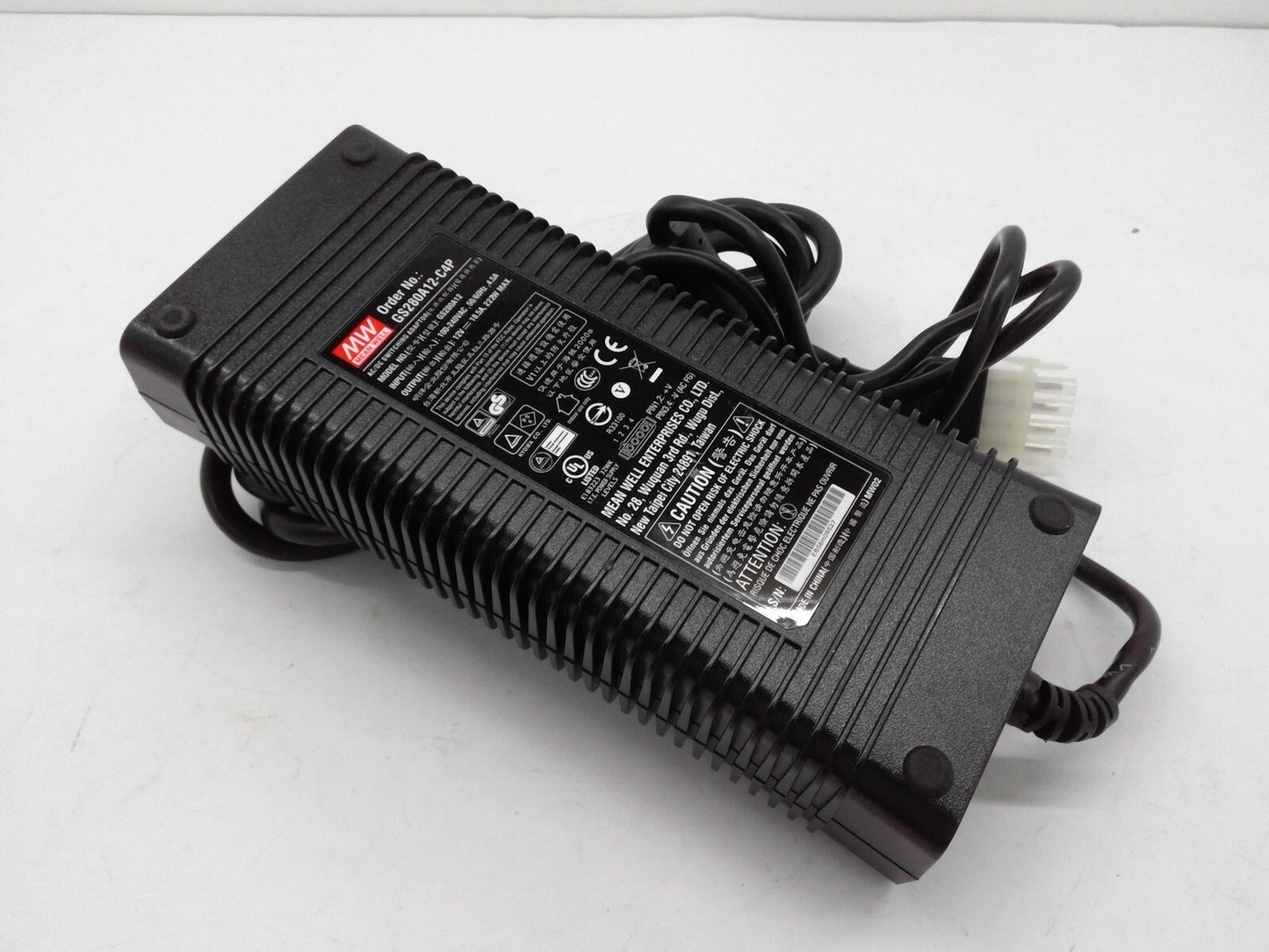Mean Well GS280A12-C4P 12V 18.5A 222W 4 PIN AC/DC Switching Adapter