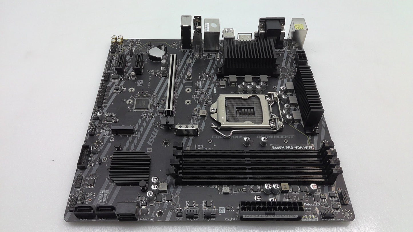 MSI B460M PRO-VDH WIFI LGA1200 Micro ATX DDR4 Motherboard