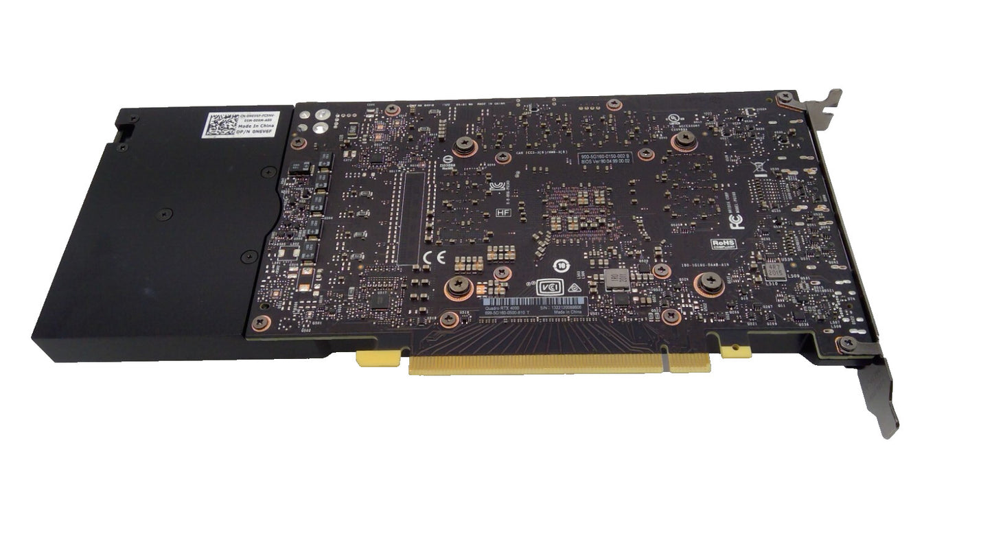 Dell NVIDIA Quadro RTX 4000 GPU 8GB GDDR6 Video Graphics Card 3xDP USB-C 0N6V6F