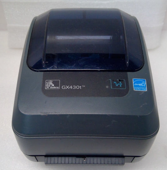 Zebra GX430t 300 dpi USB 2.0 Thermal Label Printer GX43-102521/11-000 *READ*