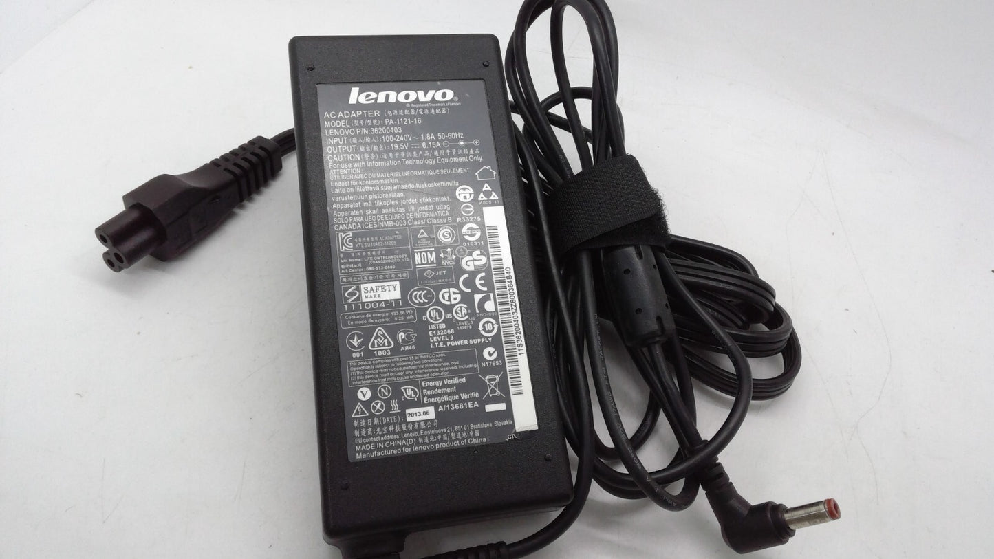 OEM Lenovo AC Adapter Power Charger 19.5V 6.15A 120W 36200403 PA-1121-16 Red Tip