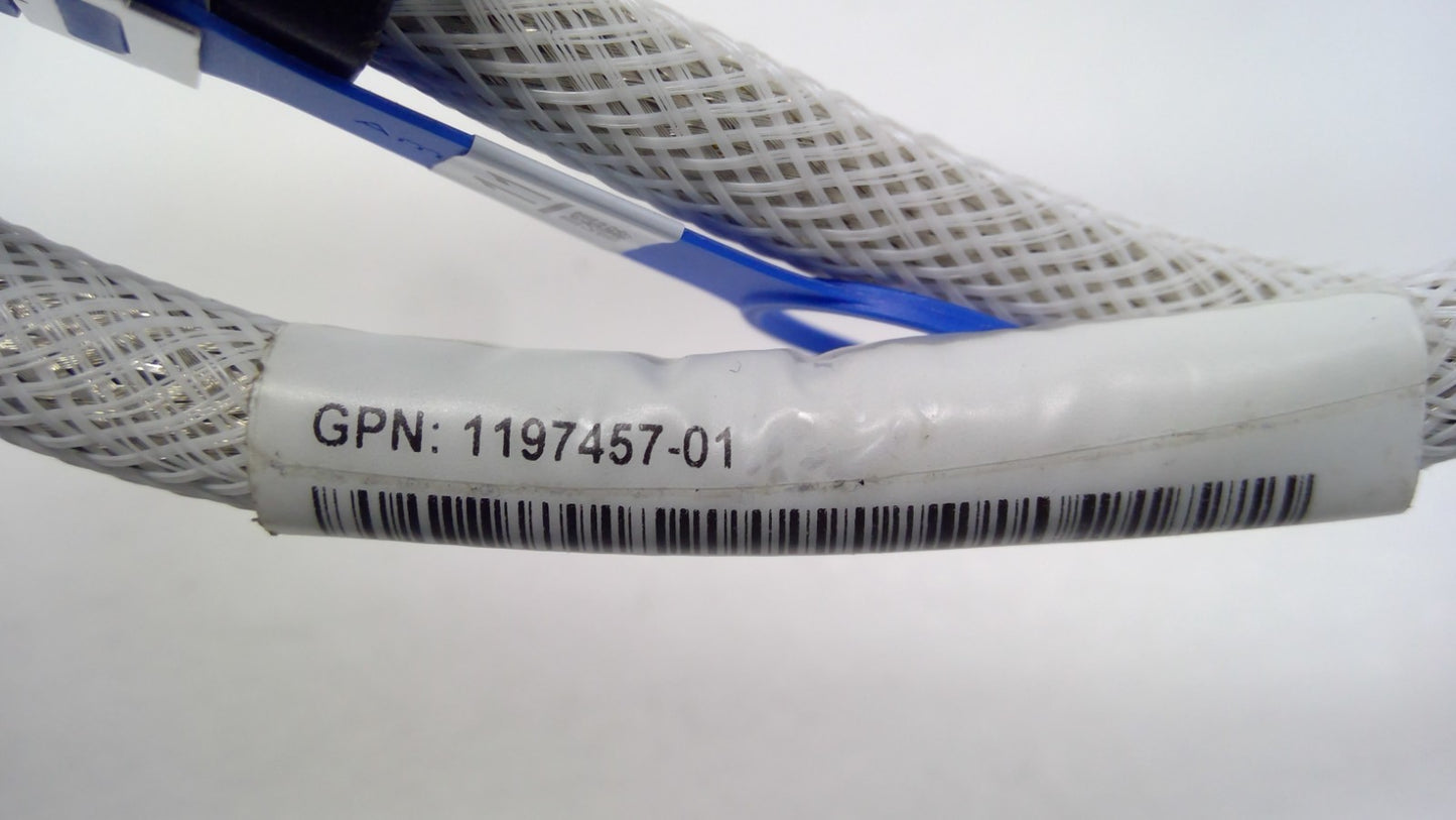 Amphenol 400G OSFP Passive DAC Cable 1.13M 30AWG NJPPER-G723-01 1197457-01