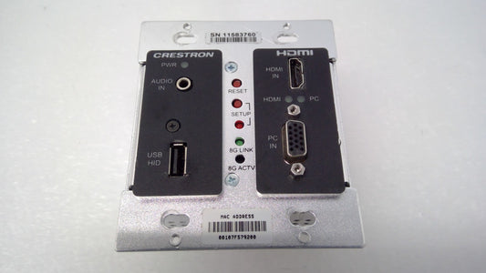 Crestron DM-TX-200-C-2G-B-T DigitalMedia Wall Plate 24V 0.7A 24G
