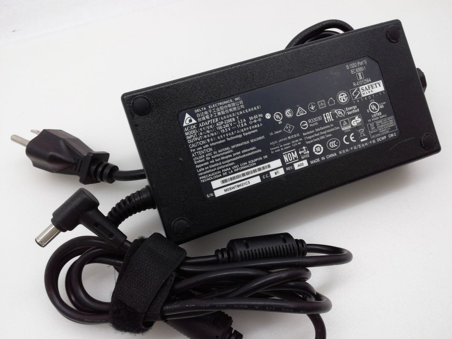 OEM Delta 19.5V 11.8A 230W Power Adapter Charger ADP-230EB T 6.0mm for ASUS