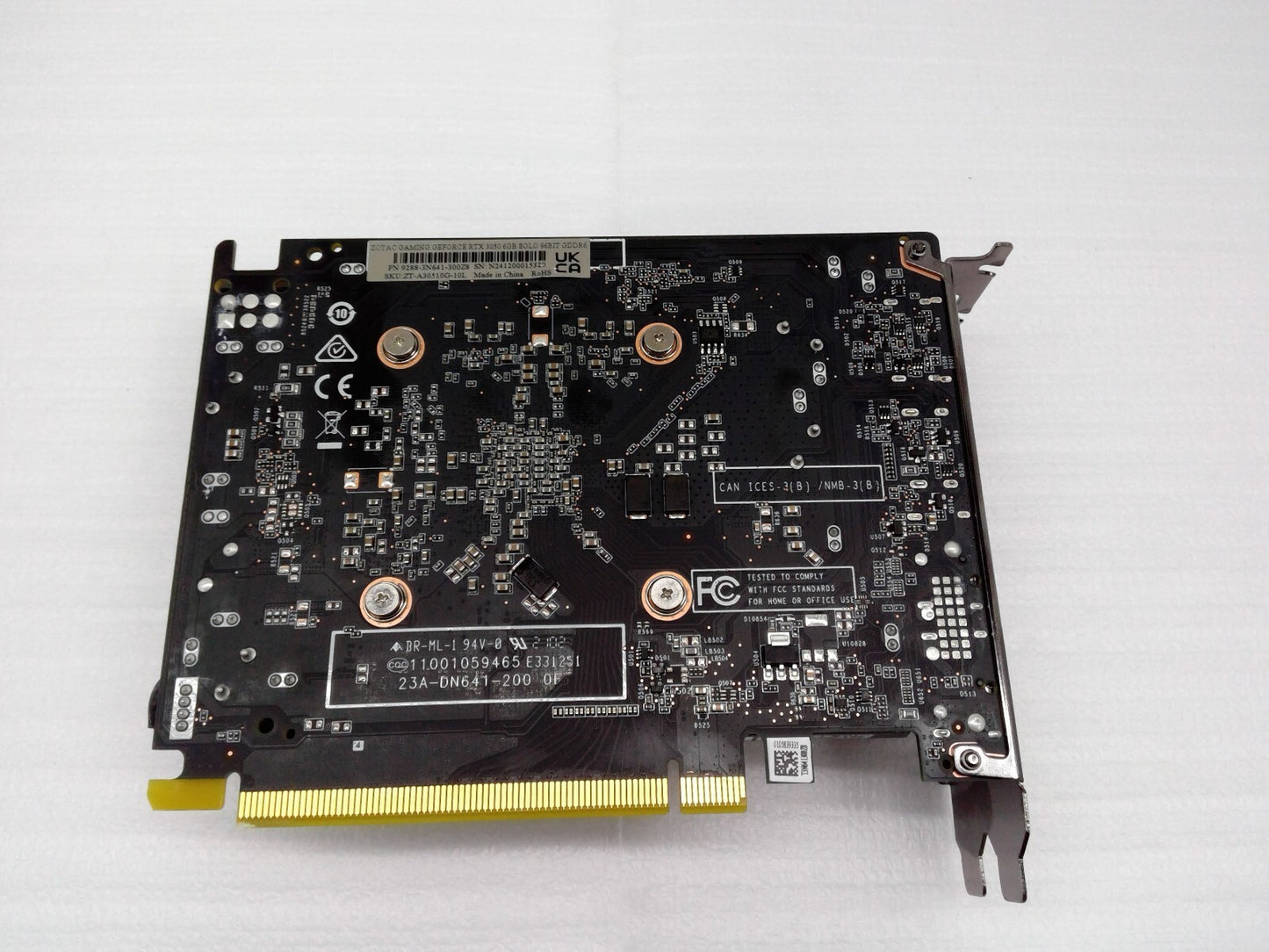 ZOTAC GAMING GeForce RTX 3050 6GB GDDR6 Solo 96BIT  PCIE 4.0 Super Compact