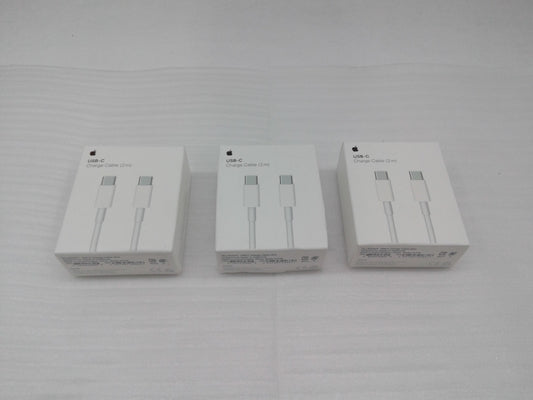 LOT OF 3  Apple USB-C to USB-C Charge Cable (2m) A1739 - BRAND NEW & SEALED