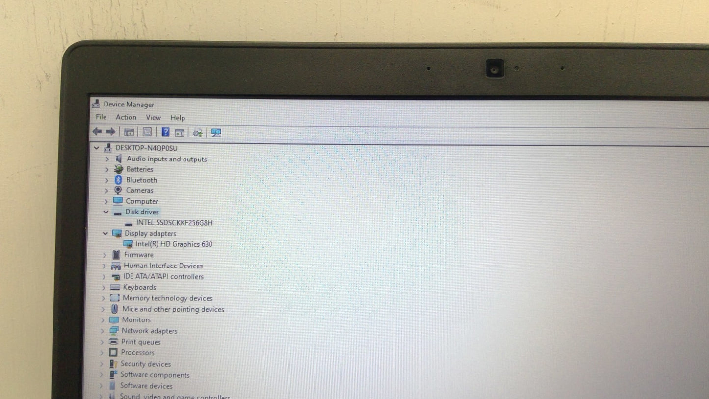 Dell Latitude 5480 14" LT i5-7300HQ@2.5GHz 16G RAM 256GB SSD Win11 B15 1366x768