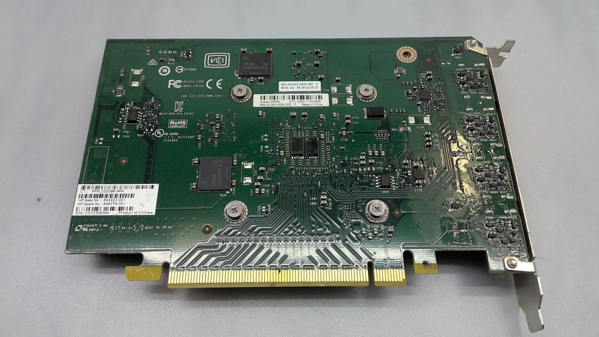 HP 844223-001 NVIDIA QUADRO M2000 4GB GDDR5 WORKSTATION GRAPHICS CARD
