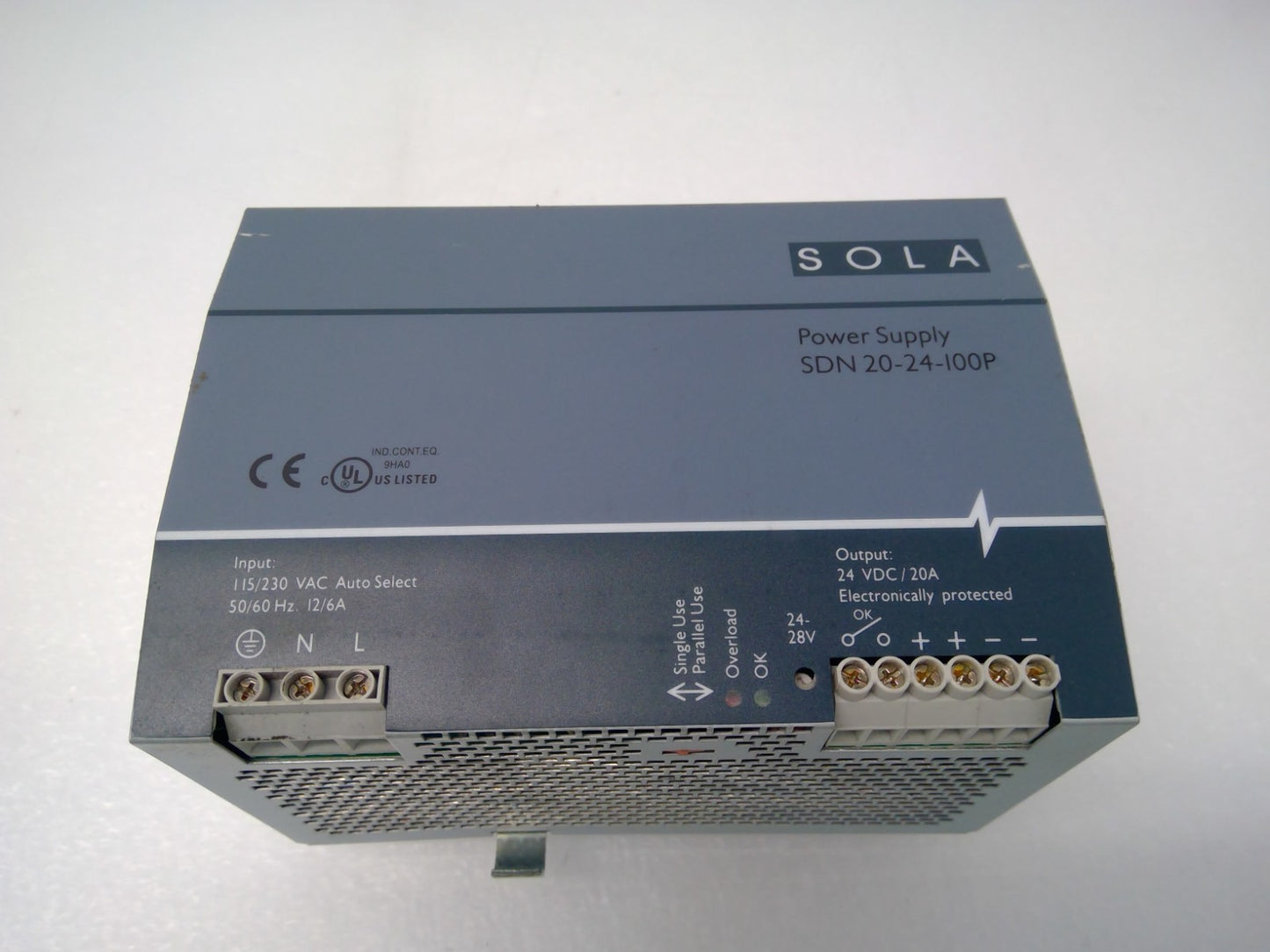 SOLA SDN 20-24-I00P Power supply 20A 24VDC