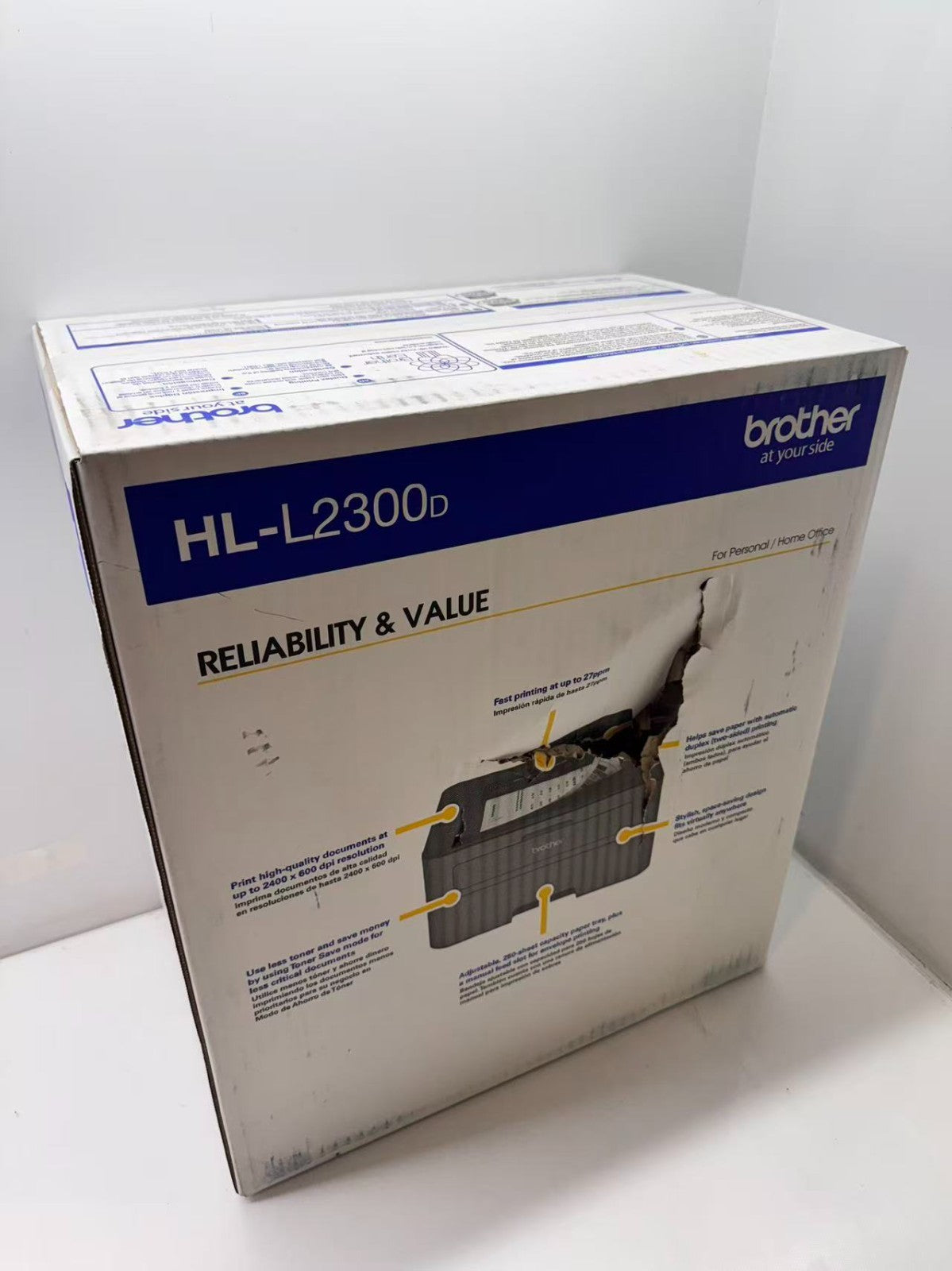 Brother Printer HL-L2300D Monochrome Laser Printer With Toner *BRAND NEW* *READ*