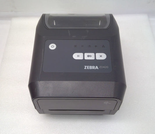 Zebra ZD420 thermal transfer desktop label printer ZD42042-T01000EZ *Read*