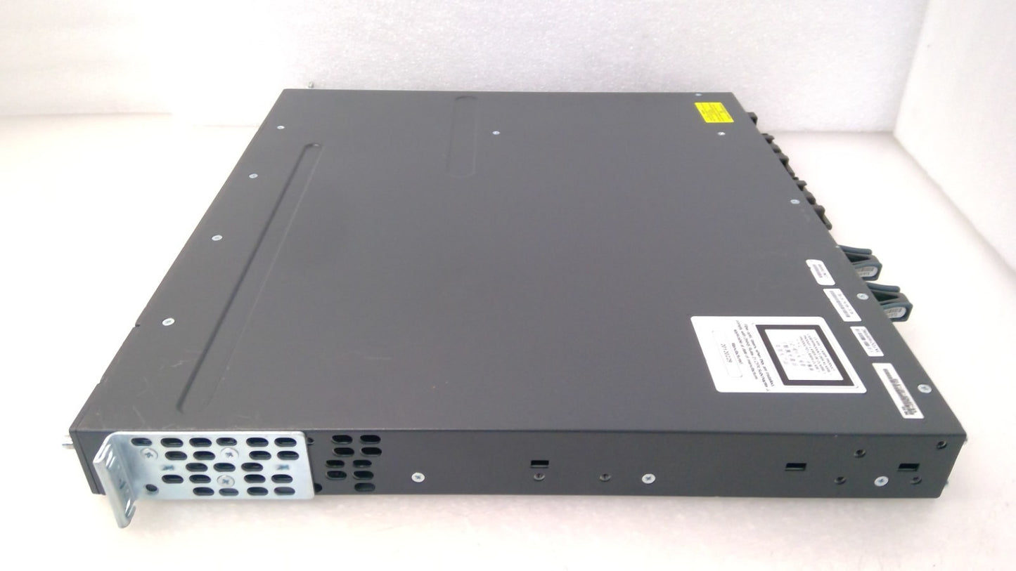 Cisco WS-C3750X-48T-S 48 Port Gigabit Switch w/C3KX-NM-1G Module 2PSU 2FAN