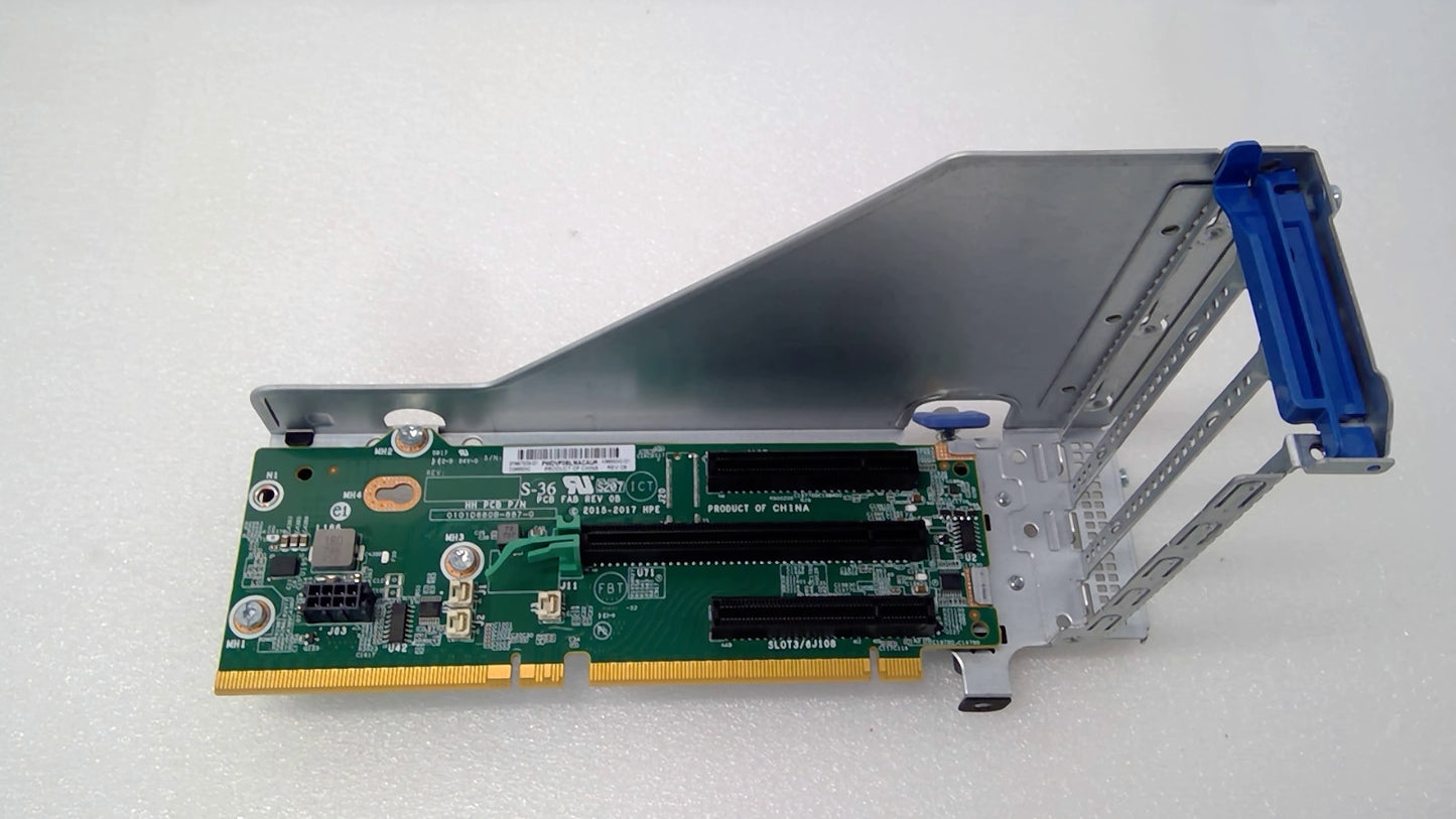 HPE 875058-001 HPE DL Gen10 x8/x16/x8 PCI Slot Riser Kit  869342-001