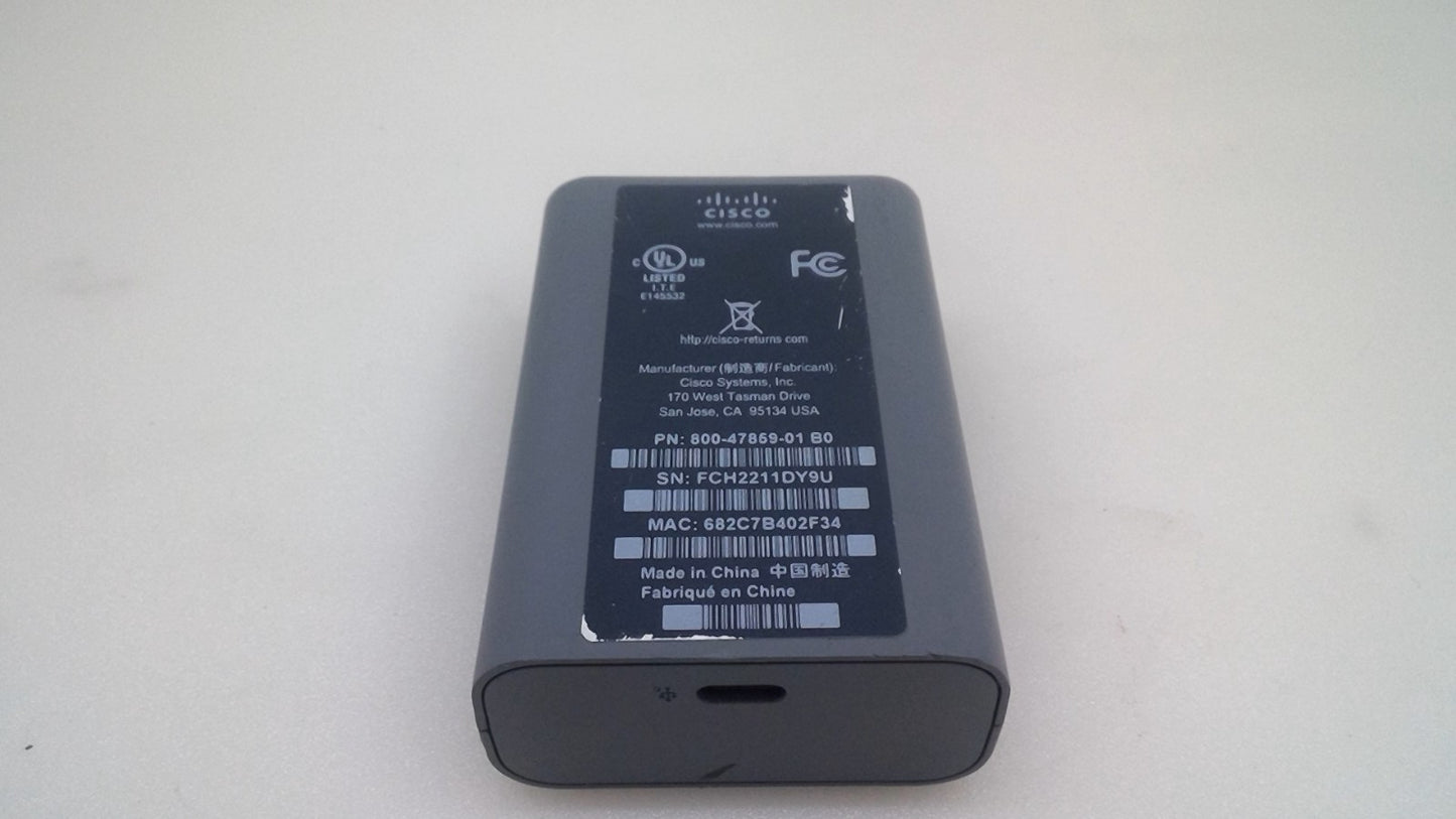 Cisco 800-47859-01  USB-C Ethernet Power Supply Injector