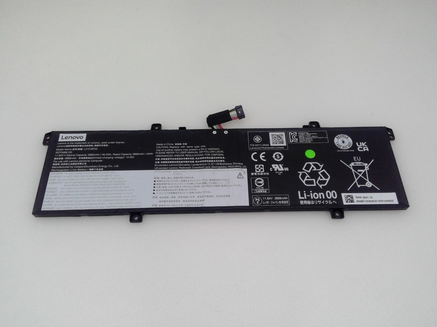 Genuine L21C3PD5 L21M3PD5 L21M4PD6 Battery For Lenovo ThinkBook 14 G4+ IAP ARA