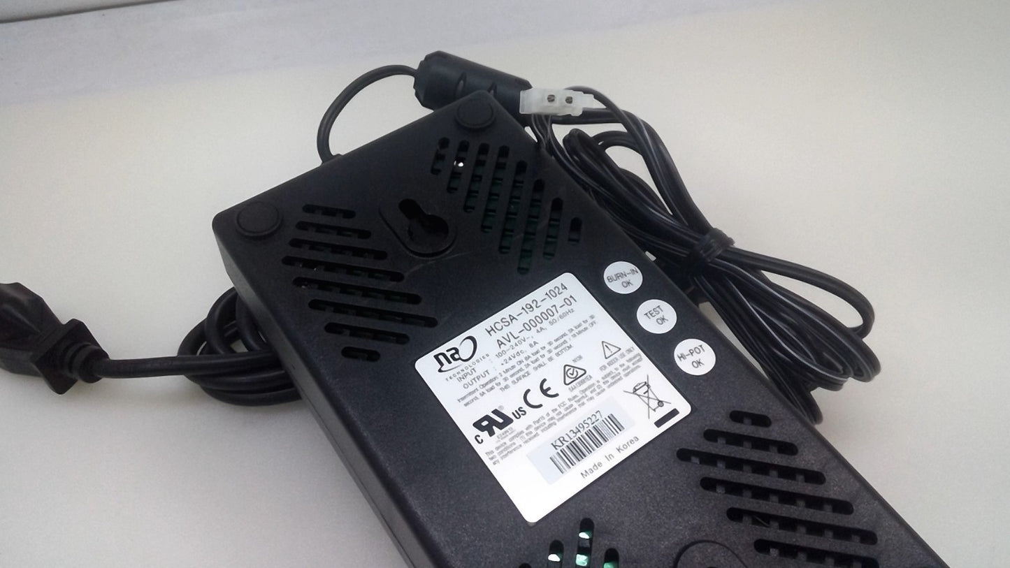Actiforce HCSA-192-1024(AVL-000007-01)24V 8A Power Supply AC Adapter 2-Pin