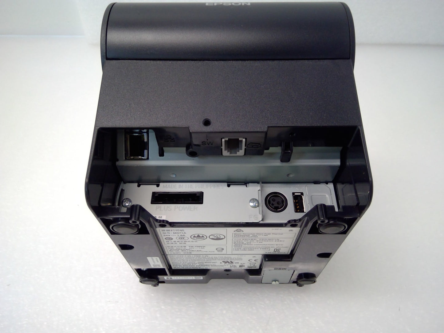 EPSON TM-T88VII Thermal POS Receipt Printer Ethernet/USB M371A *NO AC*