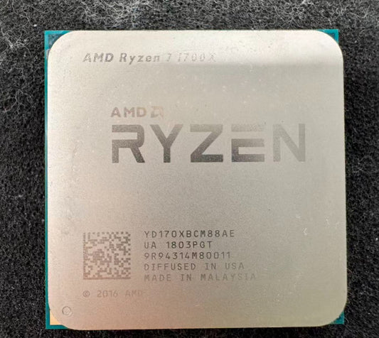 AMD Ryzen 7 1700X Desktop Processor 3.4GHz, 8-Core, 16-Thread Socket AM4 Tested