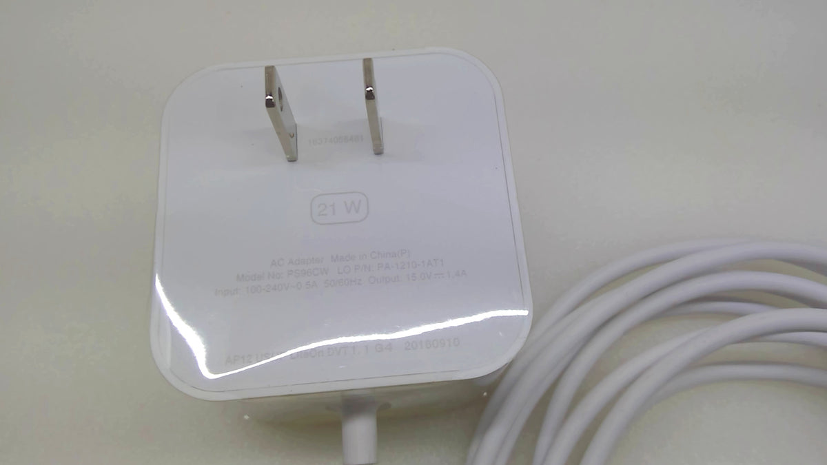 New Genuine Amazon Lite-On PS96CW 21W AC Adapter 15V 1.4A PA-1210-1AT1 White
