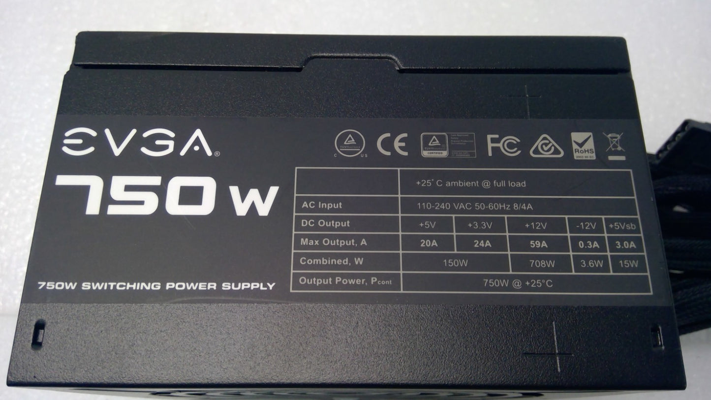 EVGA 750 N1 750W Power Supply (100-N1-0750)