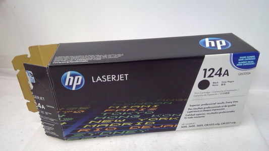 OPEN BOX Genuine HP 124A Black LaserJet Toner Cartridge Q6000A