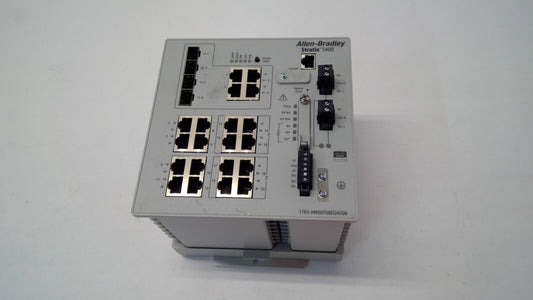 Allen Bradley Stratix 5400 1783-HMS8TG8EG4CGN /A Ethernet Mng Switch