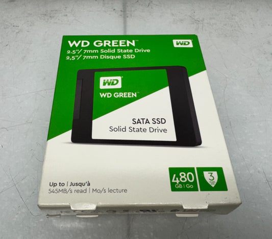 WD GREEN SATA SSD 480GB 2.5" up to 45 MB/S
