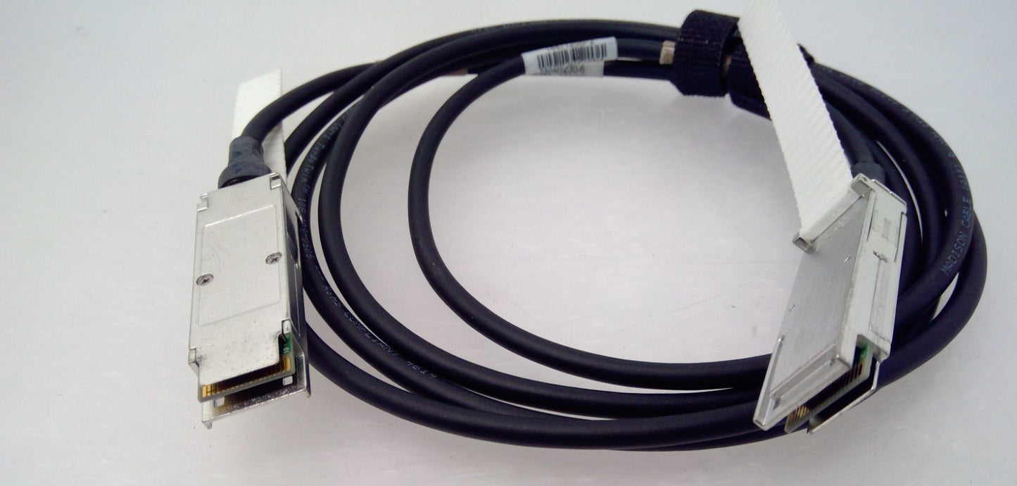 TE Connectivity 2821230-6 100G QSFP28 DAC Cable 2m 33AWG Passive Slim Flexible