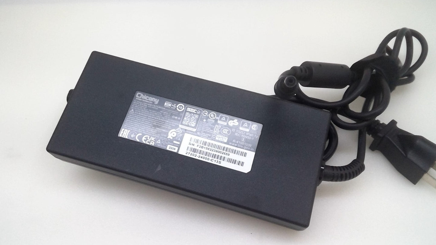 OEM Chicony 240W 20V A20-240P2A AC Adapter For Gigabyte AORUS 15 BKG 2024 5.5MM
