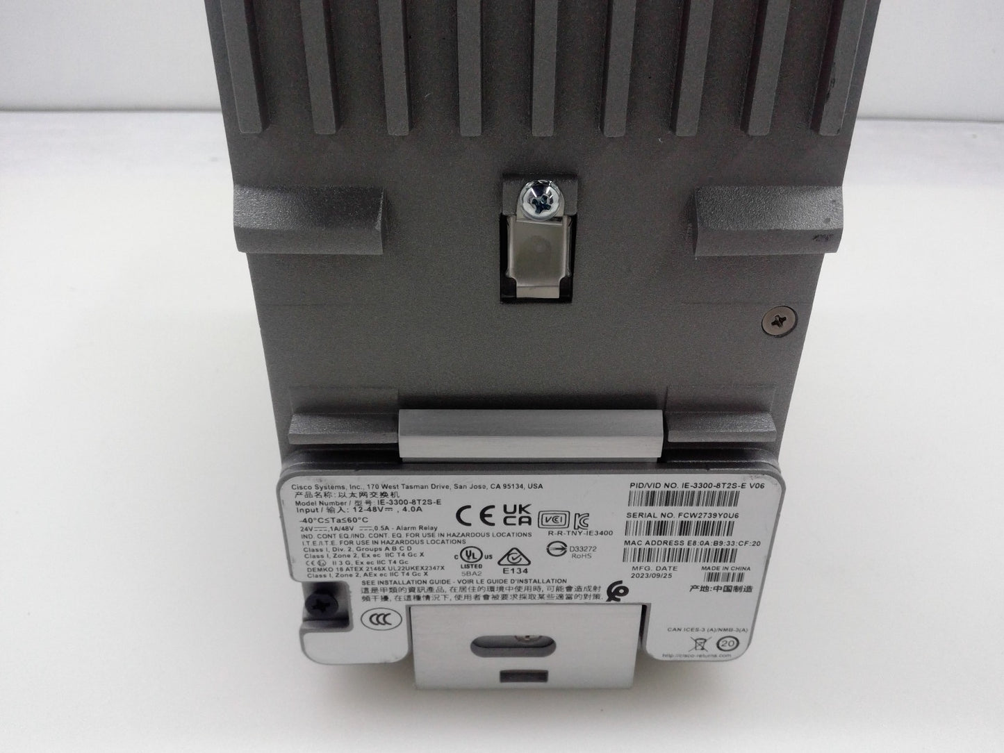 Cisco IE-3300-8T2S-E Cisco Catalyst IE3300 Rugged Series Switch*Read*