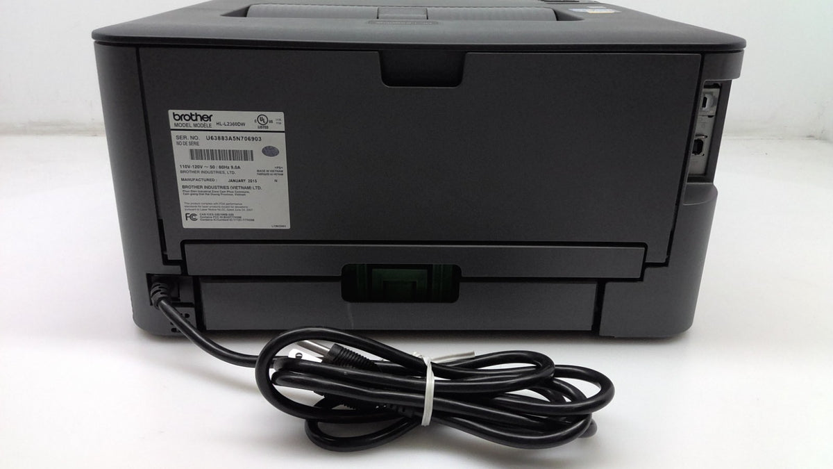 Brother Monochrome Laser Printer HL-L2360DW Black Standard 250 sheet capacity