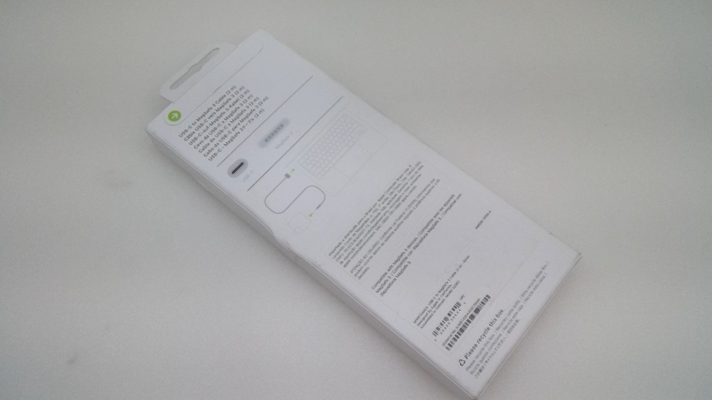 Genuine Apple USB-C to MagSafe 3 Cable 2m A2363 MacBook Pro Air Sealed Silver
