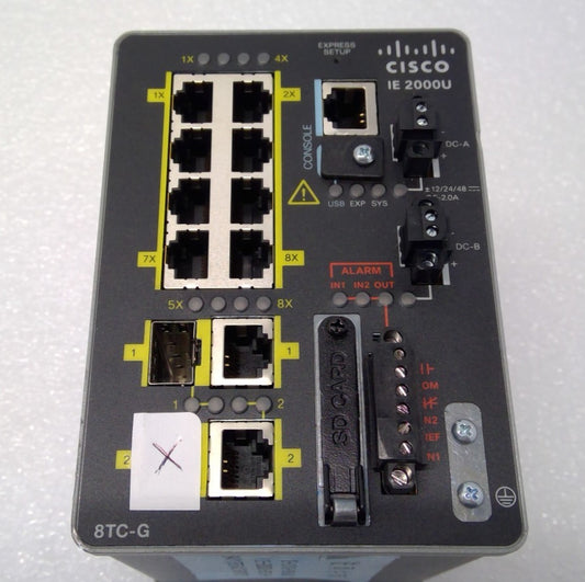 Cisco IE-2000U-8TC-G Layer 3 Switch - 8 Ports 10/100Base-TX Fast Ethernet *READ*