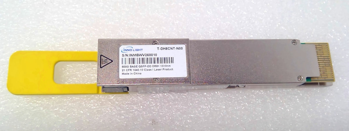 Innolight T-DH8CNT-N00 800G BASE QSFP-DD DR8+ 1310nm Transceiver Module.