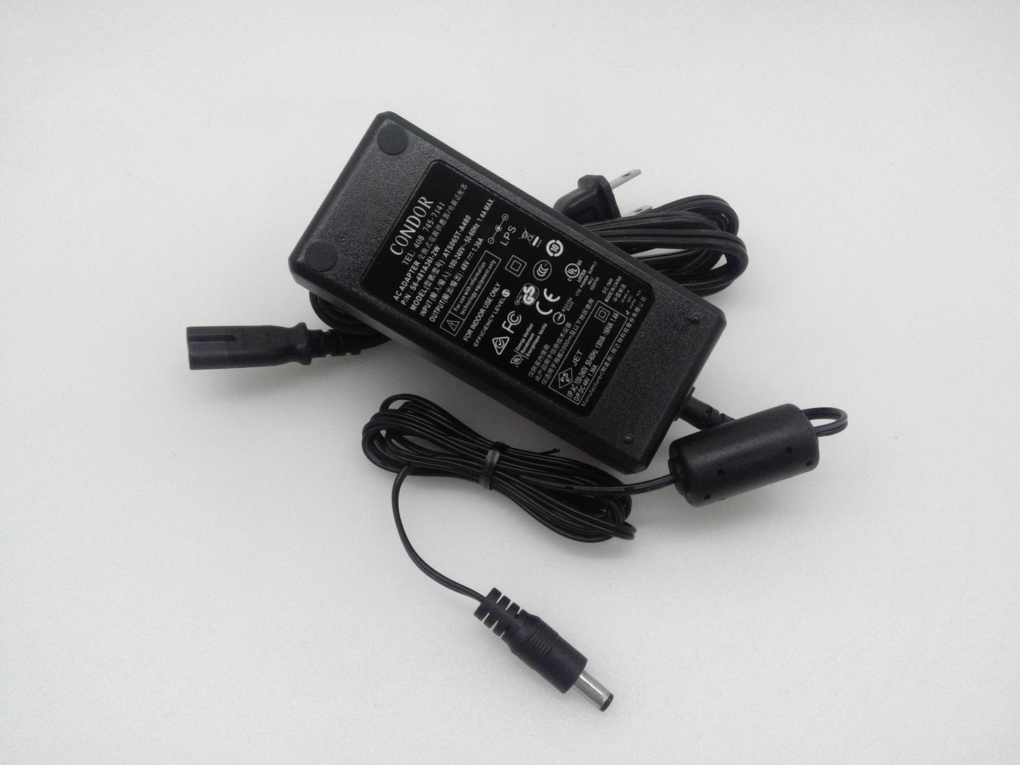 Genuine Condor AC Adapter ATS065T-A480 65W 48V 1.36A Power Supply S6-481A36I-2W