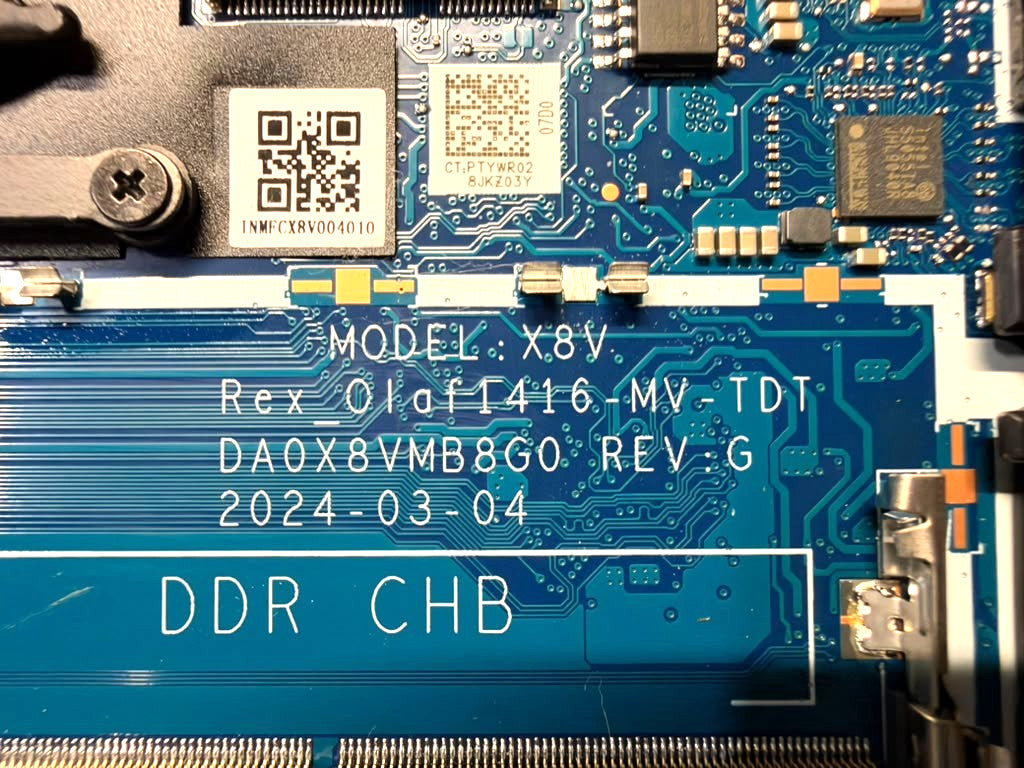 HP EliteBook 640 G11 Ultra 5 Processo 135H@1.6GHz Barebone DA0X8VMB8G0 w/Battery